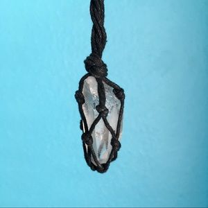 Handmade CLEAR QUARTZ Necklace!
